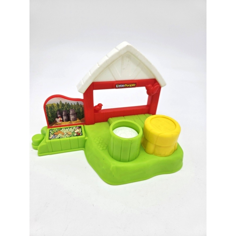 Fisher Price Little People Dairy Barn Farm Playset Milk